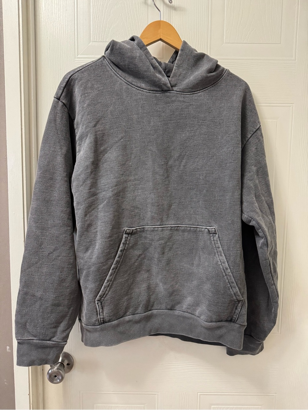 TALENTLESS Washed Charcoal Hooded Sweatshirt